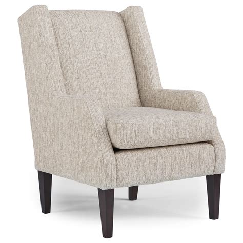 Best Home Furnishings Whimsey Transitional Club Chair With Wing Back