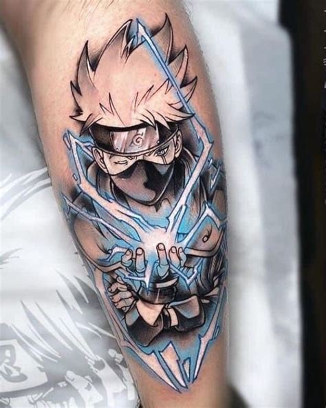 Kakashi Naruto Tattoo Anime Tattoos Kakashi Tattoo