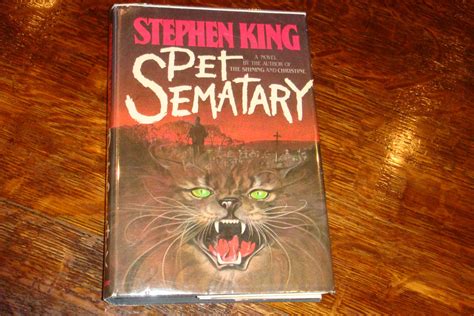 Pet Sematary Signed 1st De King Stephen Very Good Hardcover 1983