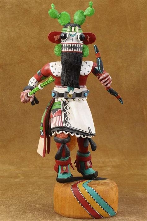 This Gorgeous Kachina Doll Was Hand Carved Out Of Top Grade Cottonwood And Hand Pai Native