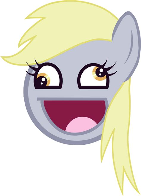 Derpy Hoves Awesome Face By Wakabalasha On Deviantart