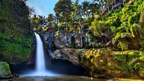 Tegenungan Waterfall Air Terjun Tegenungan Bali Indonesia Planet