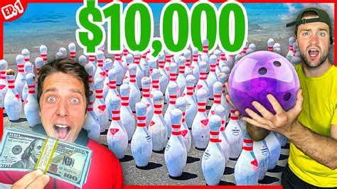 100 Pin Bowling For 10000 Youtube