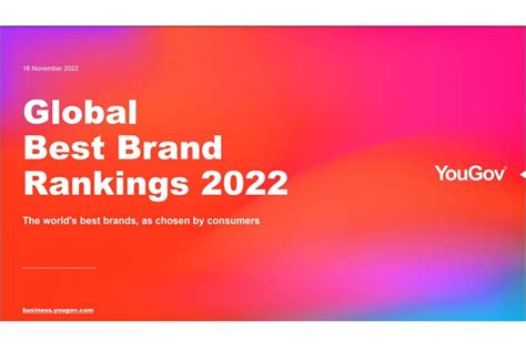 Yougov 2022 全球最佳品牌排名最新出炉 新闻 Campaign 中国