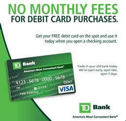Within the debit card & atm card section select order a new card. TD Bank's Offer to Debit Card Users - Raman Media Network