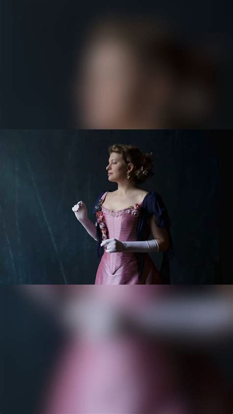Rose Taffeta 1880s Flower Dress The Age Of Innocence Dress In 2022 Victorian Ball Dress