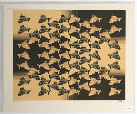 Sold At Auction Maurits Cornelis Escher M C Escher Untitled Fish