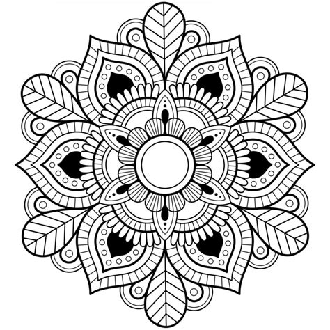 Mandala coloring pages flower free images. 44 Printable Mandala Coloring Pages