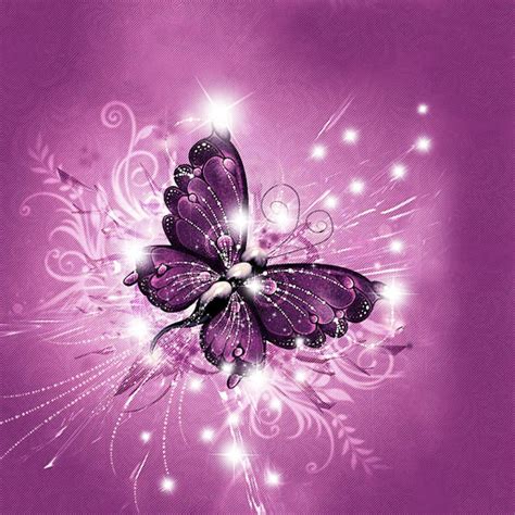 Download Butterfly Wallpapers Love Glitter Pink Neon