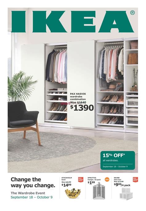 Items like bed frames, dressers, sheets, and other bedroom essentials are all on sale. IKEA Flyer The Bedroom Event valid September 18 - October 09, 2017 - Weekly Flyers Ontario