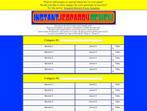 We did not find results for: 11 Free Jeopardy Templates for the Classroom