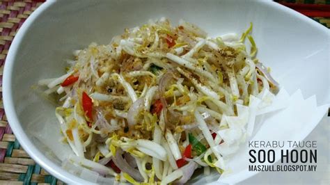 Bee hoon goreng is the first attempt, because it has many familiar ingredients also used in chinese cuisine. RESIPI KERABU TAUGE SOO HOON SIMPLE - ♥♥ MAMA MASZULL