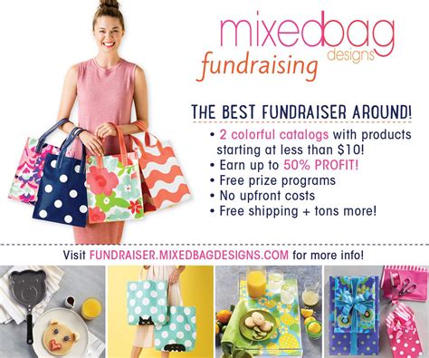 mixed bag designs offers up to 50 profit fundraisers great products a free prize program and