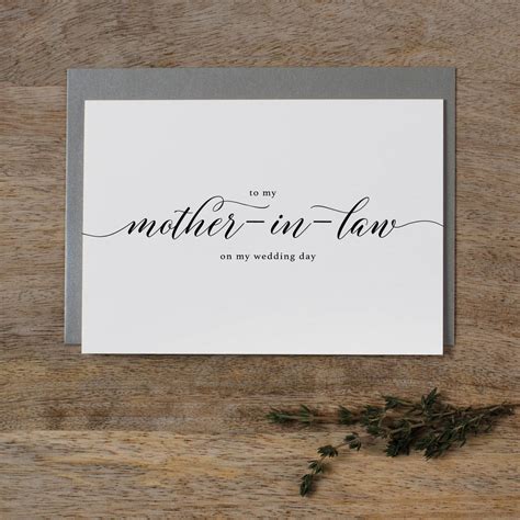 To My Mother In Law On My Wedding Day By Kismet Weddings