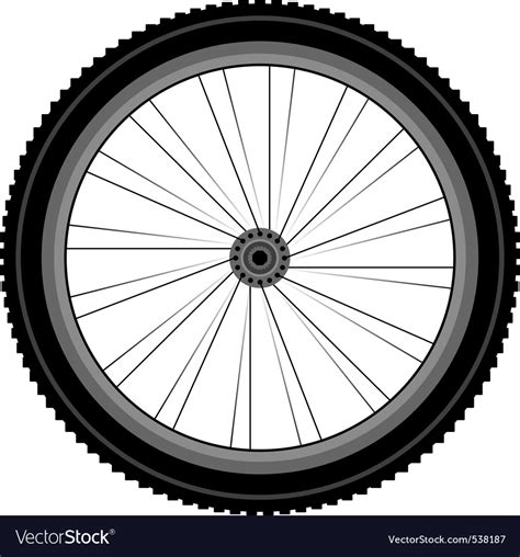 Bike Wheel Royalty Free Vector Image Vectorstock