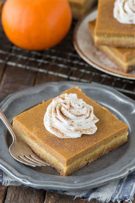 Easy Pumpkin Pie Bars 8 Ingredients With Yellow Cake Mix