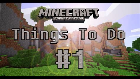 This is the list of features that are available exclusively to the education edition. Things To Do In Minecraft: Pocket Edition: Episode 1 - YouTube
