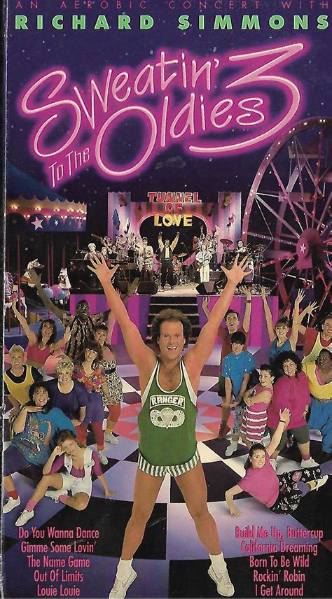vhs tape richard simmons sweatin to the oldies truth and sincerity