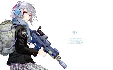 11 Cool Anime Girl With Gun Wallpaper Sachi Wallpaper