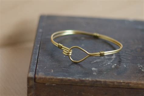 Brass Wire Bangle · How To Make A Wire Bracelet · Jewelry On Cut Out Keep