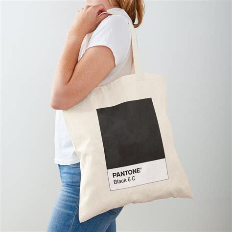 Pantone Black 6 C Tote Bag By Camboa Redbubble