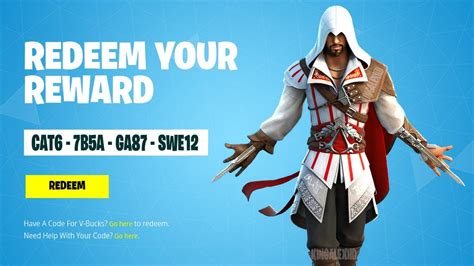 I Got Assassins Creed Skin Codes In Fortnite Full Tutorial On How To