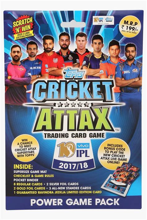 Buy Ipl Cricket Attax Unisex Ipl Attack Game Card Shoppers Stop