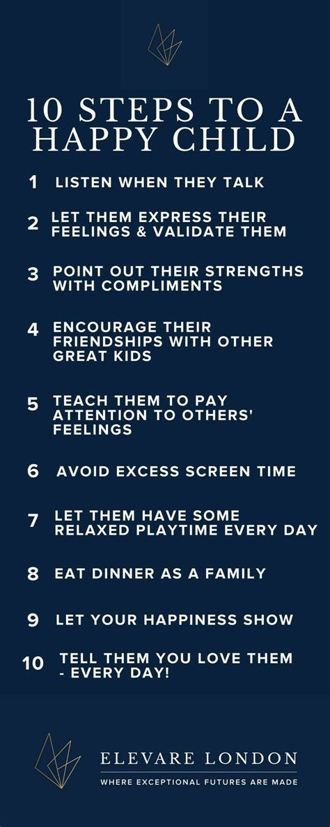 10 Steps To A Positive Childhood Kids Parenting
