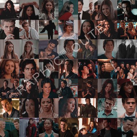 The Vampire Diaries Photocollage Pack Etsy