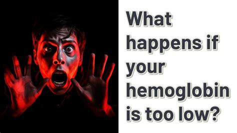 What Happens If Your Hemoglobin Is Too Low Youtube