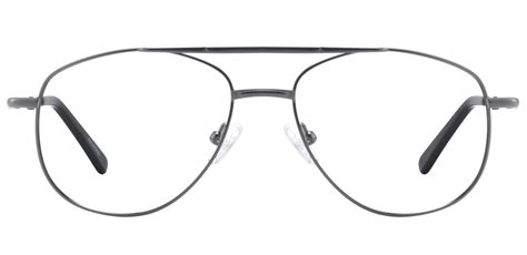 Dwight Aviator Prescription Glasses Gray Mens Eyeglasses Payne