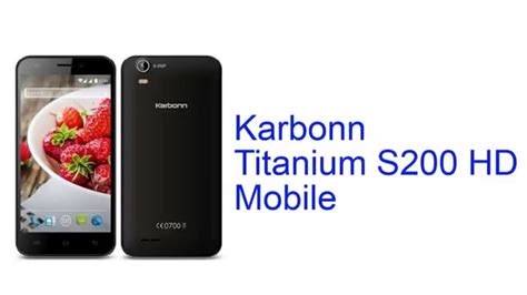 Karbonn Titanium S200 Hd Mobile Specification India Youtube