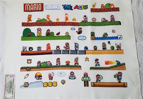 Mario Through The Ages Cross Stitch Xpost Rcrossstitch Gaming