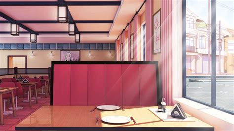 Restaurant Aesthetic Anime Cafe Background How This South Korean