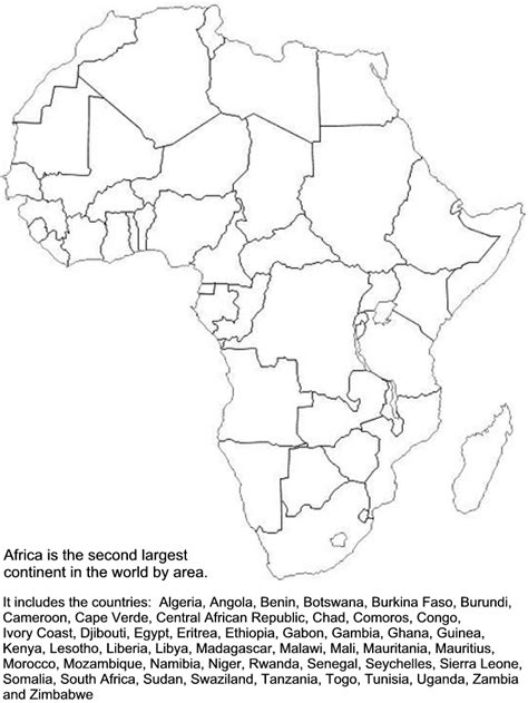 Thank you so much for using my geography worksheets and coloring pages. Africa Countries Coloring Pages & Coloring Book | Africa ...