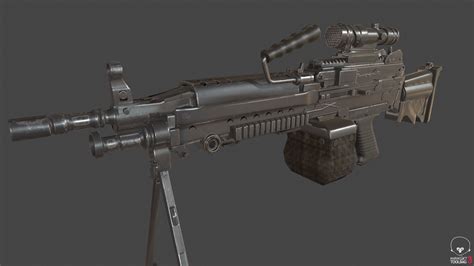 Maybe you would like to learn more about one of these? M249 Machine Gun Low Poly Game-Ready 3D model | CGTrader