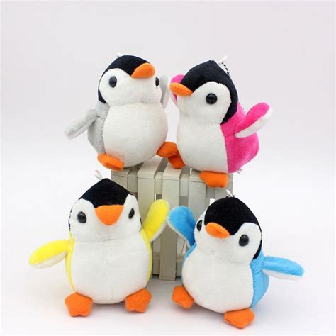 10cm Penguin Doll Stuffed And Plush Animals Soft Toys Baby Toy Bag