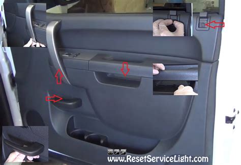 How To Remove The Front Door Panel On Chevrolet Silverado 2007 2013