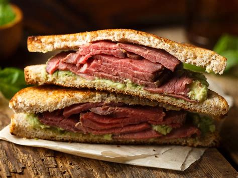 Roast Beef And Avocado Finger Sandwiches Recipe And Nutrition Eat