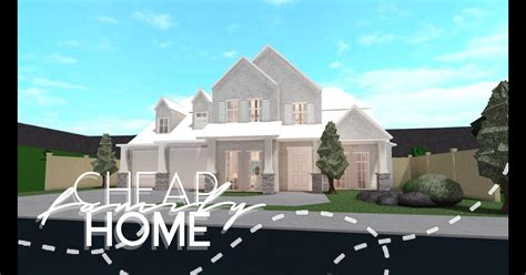 How To Build A Modern House In Bloxburg 2 Story Bloxburg Roleplay