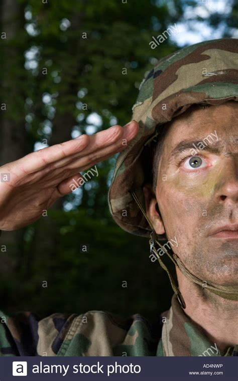 Saluting Vertical Hi Res Stock Photography And Images Alamy