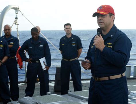 Capt Tom Disy Commanding Officer Of The Guided Missile Picryl