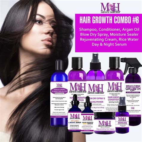 Miracle Mink Hair Growth Combo 6 Etsy