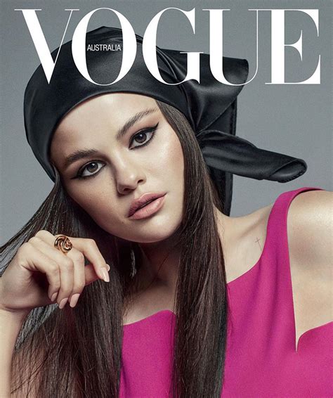 Selena Gomez Shows Off Rare Beauty For Vogue Australia