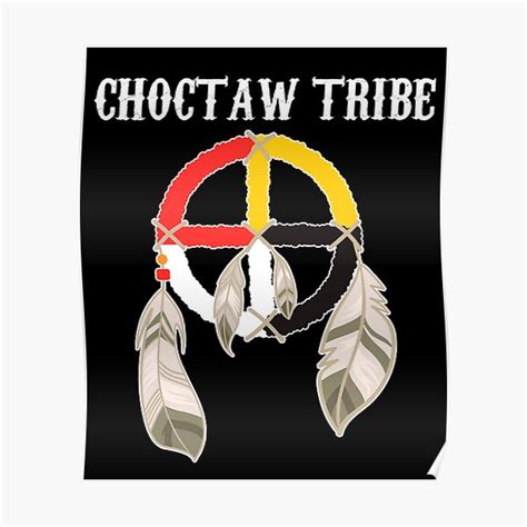 Choctaw Roots Native American Chahta Indians Medicine Wheel Poster