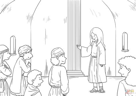 jesus heals on the sabbath coloring page sexiz pix