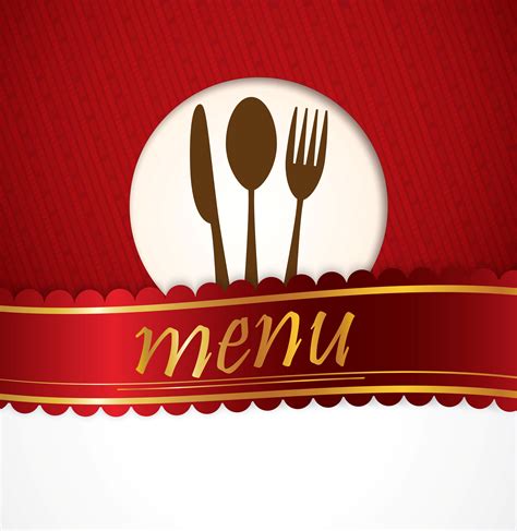 Restaurant Menu Clipart