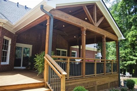 Athens Ga Project Open Porch With Painted Overhangs Building A