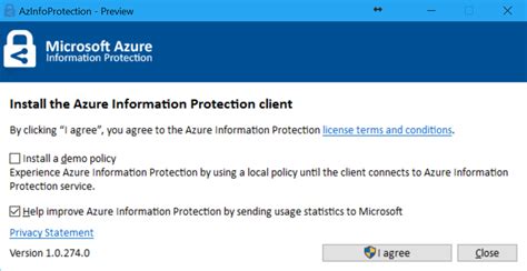 Azure Azure Information Protection Public Preview