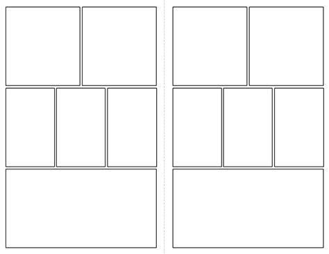 Free Printable Comic Strip Template